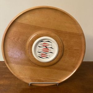 1960's Woodpecker Ware Los Angeles serving tray.